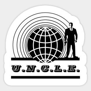 Man from U.N.C.L.E TV Show Logo Sticker